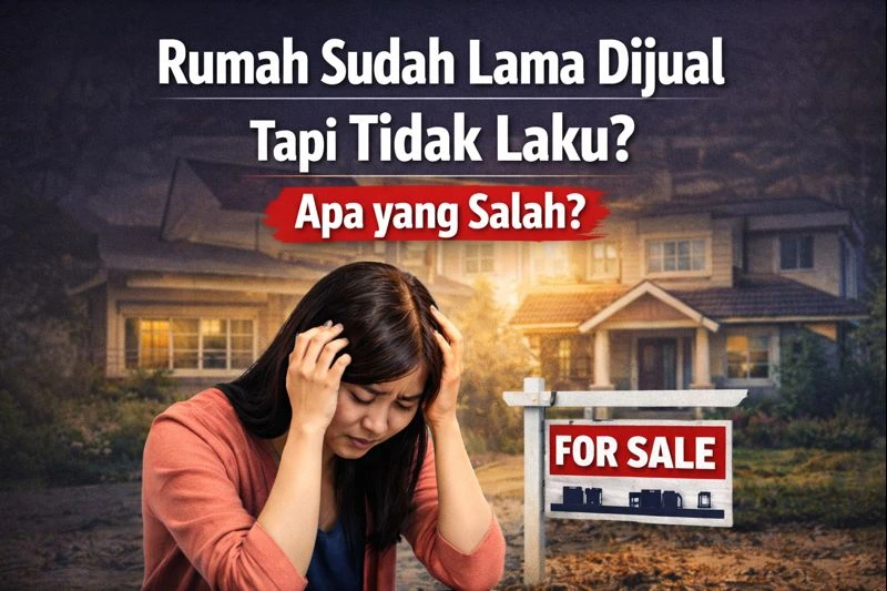 Rumah Sudah Lama Dijual Tapi Tidak Laku, Apa yang Salah?